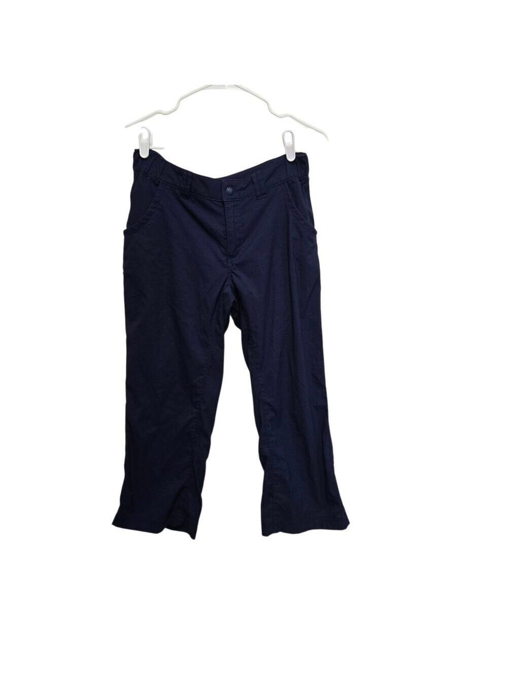 Duluth Trading Flexpedition Crop Hiking Pants Navy 6
